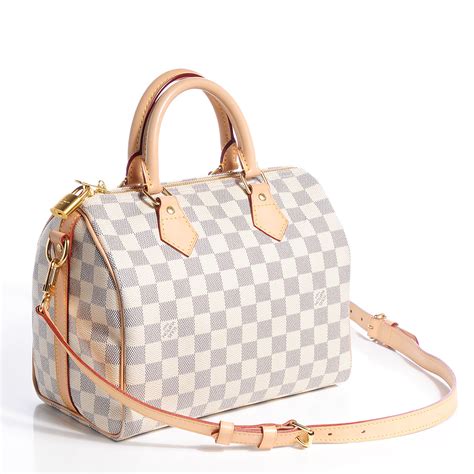 louis vuitton speedy bandouliere 25 damier azur